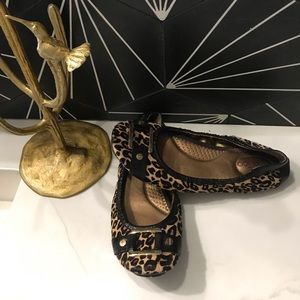 Leopard ‘Calf-Hair’ Ballet Flats